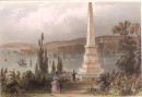QUEBEC : monument de Wolfe et de Montcalm