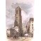 TOUR ST-JACQUES Paris, engraving, gravure, stich, plates, franci