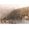 FERRY OVER THE ORONTES, Syrie, moyen-orient, gravure, stich