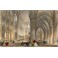 NOTRE DAME, inside, Paris, France, engraving, plates, print