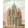 COLOGNE, CATHÉDRALE. Allemagne, gravure, stich, deuc