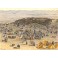 ALGÉRIE : VILLAGE ET MARCHÉ DE BOGHARI, Afrique du Nord, gravure