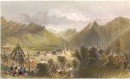 ST JOHN AND LUZERN, Suisse, gravure, stich