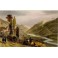 LA TRAVERSE, VAL PRAJELAS, Italie, gravure ancienne, stich,