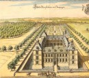 ANCY LE FRANC, Champagne, chateau, france, gravure du 18ème sièc