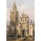 TOUR DE LA GIRALDA, PORTE DU PARDON, Spain, old print, engraving