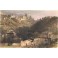 CASTRO GIOVANNI, THE ANCIENT ENNA, Italy, Sicily, old print, eng