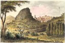 CODRONGIANUS, Sardaigne, Italie, gravure ancienne, stich