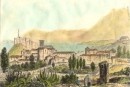 TERMINI, Sicily, Italy, old print, engraving, plate