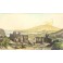 TAORMINE, Sicily, Italy, old print, engraving, plate