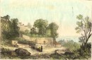 SYRACUSE, Sicile, Italie, gravure ancienne, stich