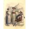 COSTUMES, CANTONS D'URI ET DU TESSIN, Suisse, gravure ancienne,