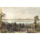 CHATEAU WOLFSBERG, Canton Thurgau, Switzerland, old print, engra