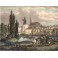 CASTELNAUDARY, France, old print, engraving, plate