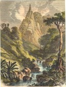 ILE MAURICE : Le Peter-Booth, gravure ancienne, stich, afrique