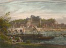 AMBOISE, France, Indre et Loire, gravure ancienne, stich, châtea