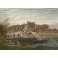 AMBOISE, France, engraving, castle, old print, plate