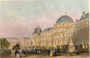 PALACE OF THE TUILERIES, Paris, France, engraving, old plate, Fr