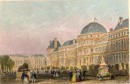 PALAIS DES TUILERIES, Paris, France, gravure ancienne, stich, pa