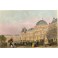 PALACE OF THE TUILERIES, Paris, France, engraving, old plate, Fr