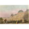 PALAIS DES TUILERIES, Paris, France, gravure ancienne, stich, pa