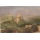 LILLEBONNE, France, Normandy, Turner, engraving, old print, plat