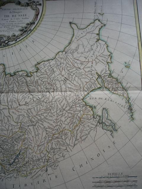 EMPIRE DE RUSSIE, Partie Orientale, map 18th, engraving, russia,