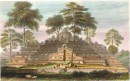 JAVA : BORRO BOEDOOR, Indonésie, borobudur, gravures anciennes,