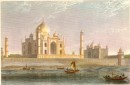 THE TAJE-MAH'L AT AGRA, Asie, indes, gravures anciennes, stiche