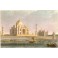 THE TAJE-MAH'L AT AGRA, Asia, india, indien, old print, engravin