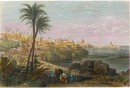 ALGÉRIE : ALGER, vue générale, afrique du nord, algérie, gravure