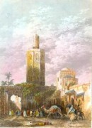 MAROC : TETOUAN, Afrique du Nord, médina, gravures anciennes, es