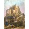 MONT ST MICHEL, Francia, print, engraving, plates, st michel mou