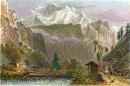 THE JUNGFRAU (Bernese Oberland), Suisse, europe, gravures ancien