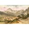 SOLLER, Spain, balearic islands, print, plates, engraving