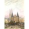 LUBECK, THE HOLSTEIN GATE, GERMANY, engraving, plates, print
