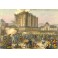 PRISE DE LA BASTILLE (1789) France, Paris, revolution, engraving