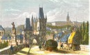 TCHEQUIE, PRAGUE, gravures anciennes, estampes, stich, prag, kar