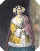 LADY PERCY, shakspeare, woman, engraving, print, plate, picture