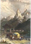 CHÂTEAU DE TROSTBURG, Tyrol, Autriche, Tirol, gravures anciennes