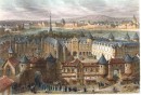 PALAIS DE JUSTICE ET STE CHAPELLE au XIV° siècle, France, Paris,
