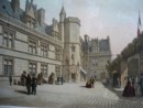 HÔTEL ET MUSÉE DE CLUNY : Paris, lithographe, museum middle adge