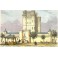 VINCENNES : castle of vincennes, Paris, Parigi, engraving, print