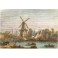 LE PONT ST NICOLAS, HAARLEM : Hollande, Pays-Bas, gravure, estam