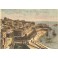 LA VALETTE : Ile de Malte, gravure ancienne, stich
