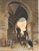 MOROCCO : FEZ, North Africa, Marokko, print, plate, engraving