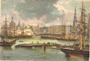 LETTONIE : RIGA, Russie, Latvia, gravures anciennes, estampes, s