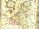 NETHERLAND, AUSTRIA, FRANCE, HOLLAND, 18th map, old map