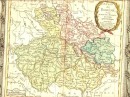 BOHÈME, 18th map, old map, Bohémian