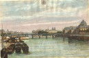 PARIS, LES QUAIS, France, Parigi, gravure ancienne, estampe, fra